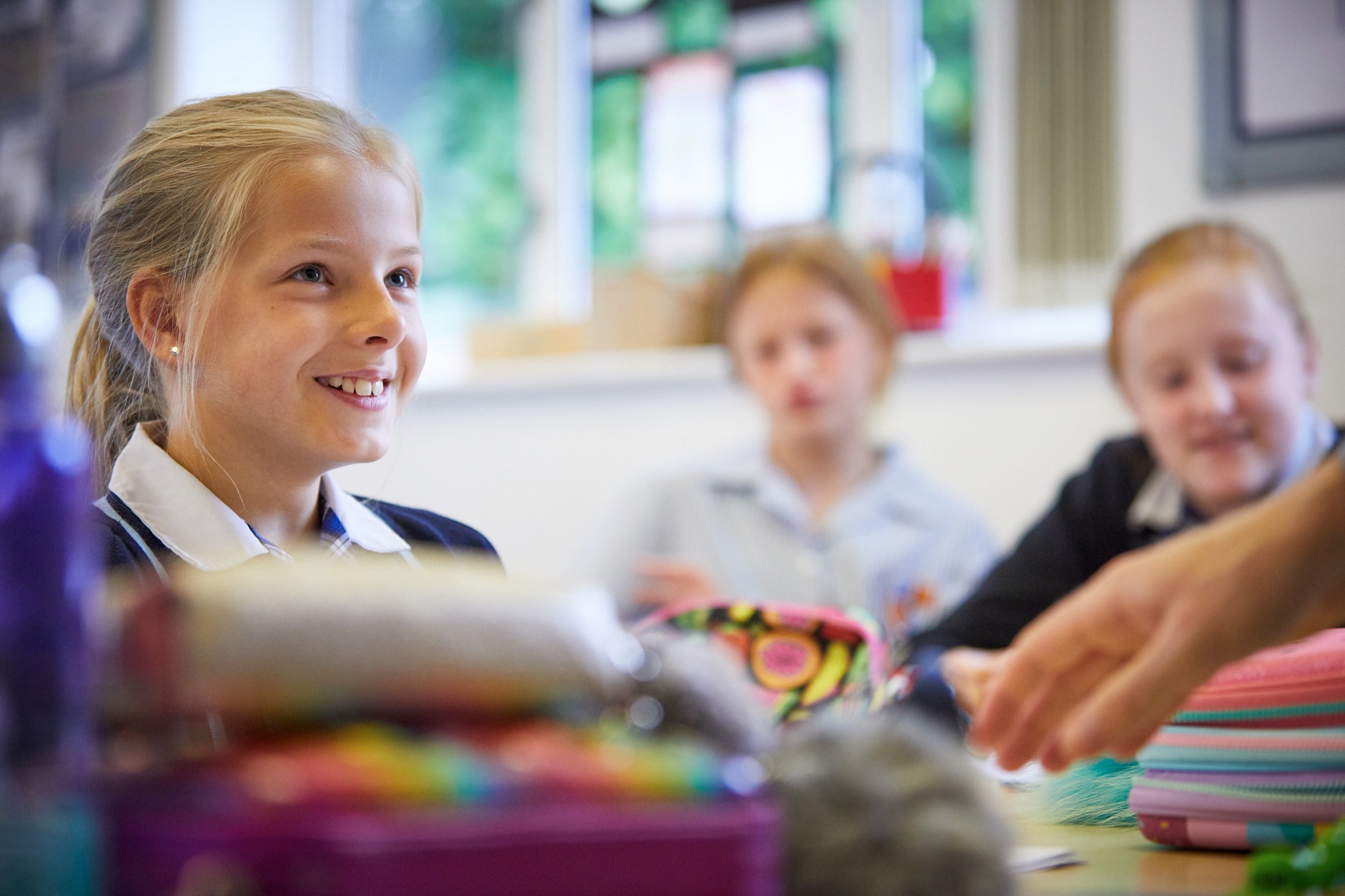 Pupils in classroom